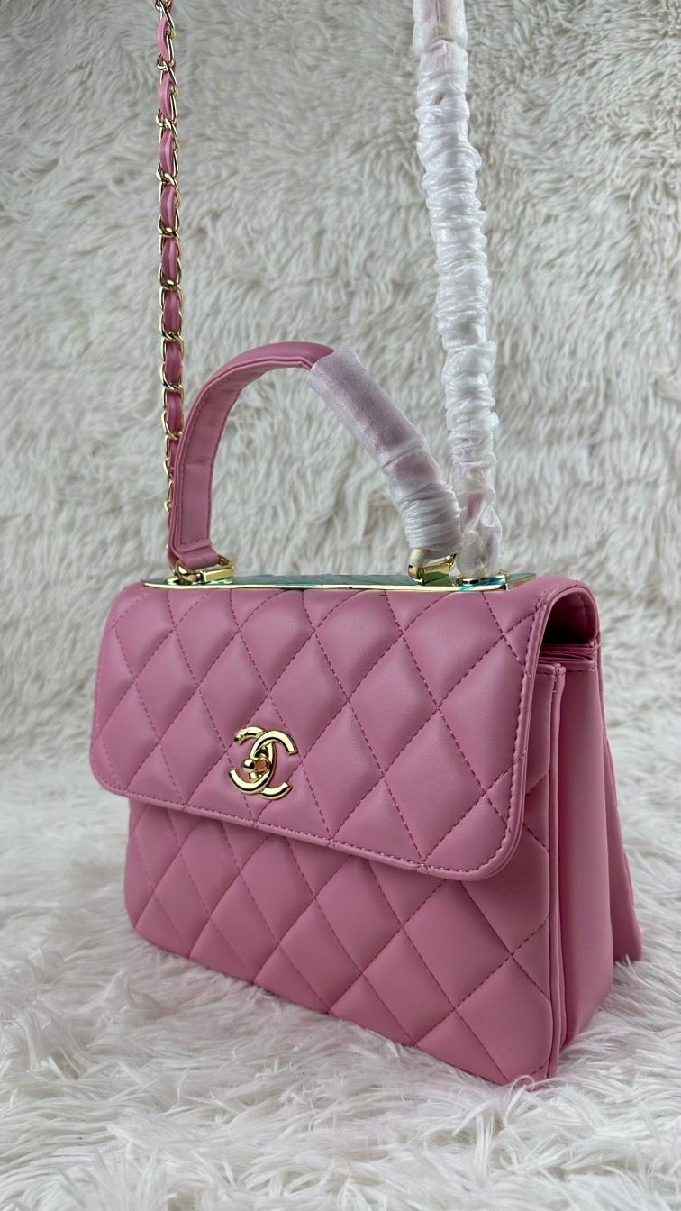 Ch**el top handle bags